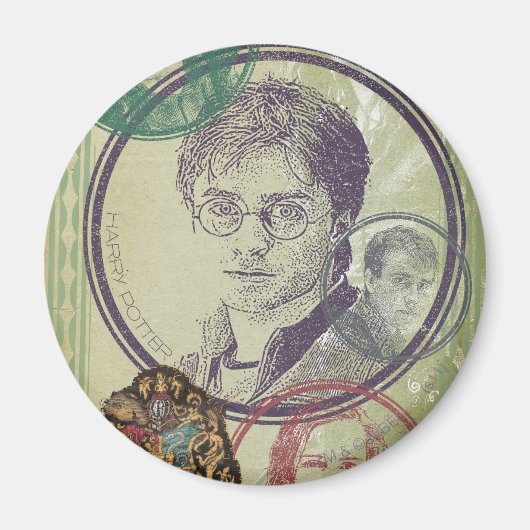 Harry Potter Collage 9 Magneet (Voorkant)