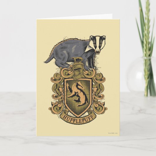 Harry Potter | CREST Hufflepuff met Das Kaart (Voorkant)