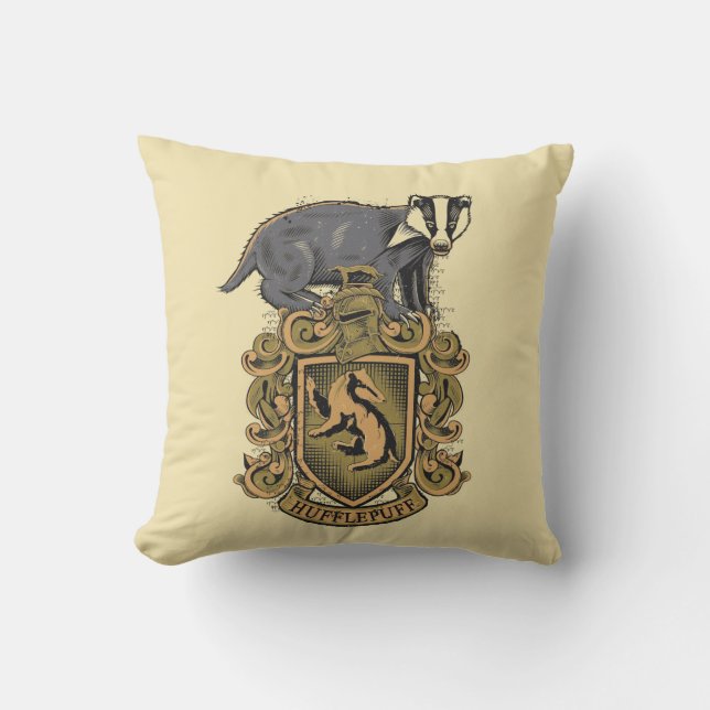 Harry Potter | CREST Hufflepuff met Das Kussen (Voorkant)
