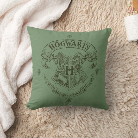 Harry Potter | CREST van de Banner Hogwarts Kussen (Deken)
