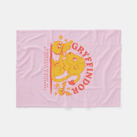 HARRY POTTER™ | Cute GRYFFINDOR™ Hogwarts School Fleece Deken (Voorkant (Horizontaal))