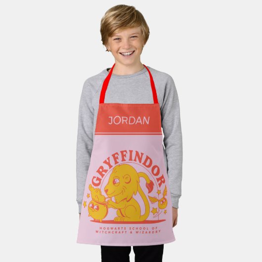 HARRY POTTER™ | Cute GRYFFINDOR™ Hogwarts School Schort (Gedragen)