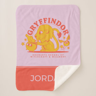 HARRY POTTER™ Cute GRYFFINDOR™ Hogwarts School Sherpa Deken