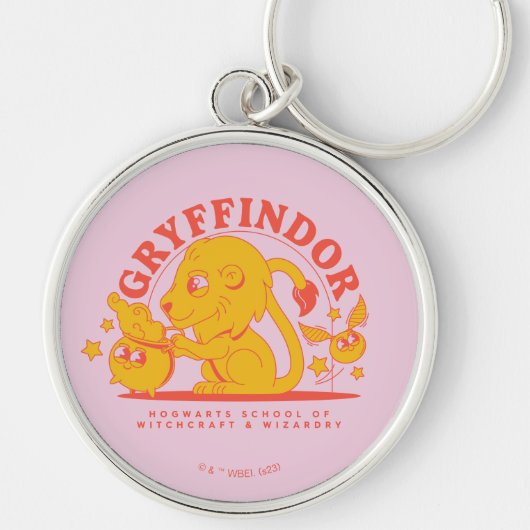 HARRY POTTER™ | Cute GRYFFINDOR™ Hogwarts School Sleutelhanger (Voorkant)