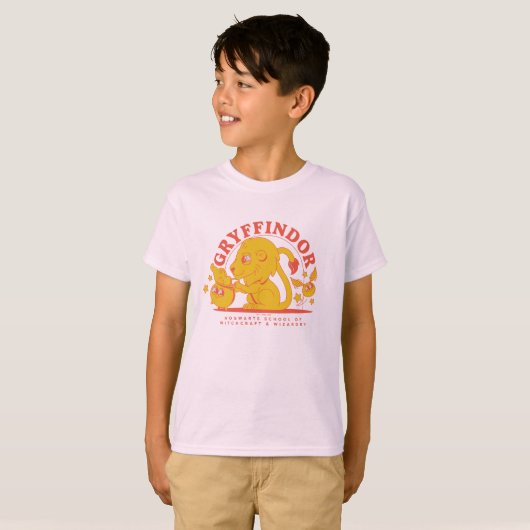 HARRY POTTER™ | Cute GRYFFINDOR™ Hogwarts School T-shirt (Voorkant volledig)