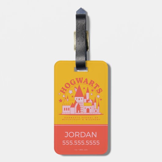 HARRY POTTER™ | Cute HOGWARTS™ School Bagagelabel (Achterkant verticaal)