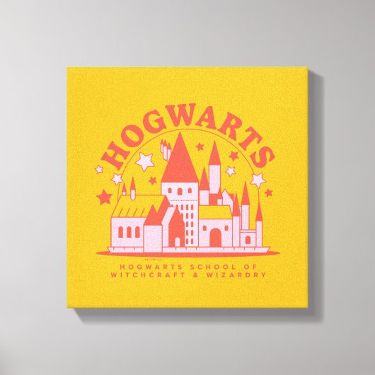 HARRY POTTER™ | Cute HOGWARTS™ School Canvas Afdruk (Voorkant)