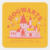 HARRY POTTER™ | Cute HOGWARTS™ School Vierkante Sticker (Voorkant)