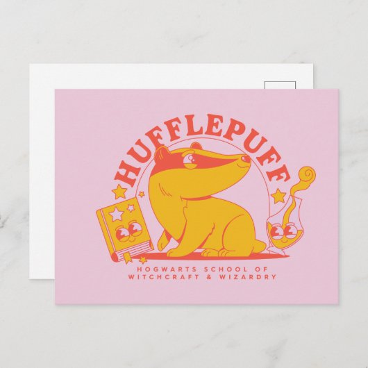 HARRY POTTER™ | Cute HUFFLEPUFF™ Briefkaart (Voorkant / Achterkant)