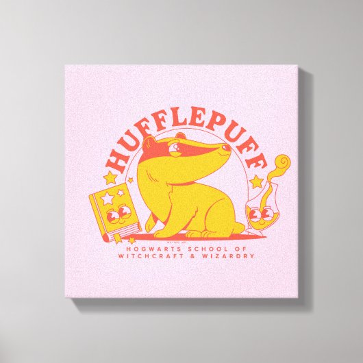HARRY POTTER™ | Cute HUFFLEPUFF™ Canvas Afdruk (Voorkant)