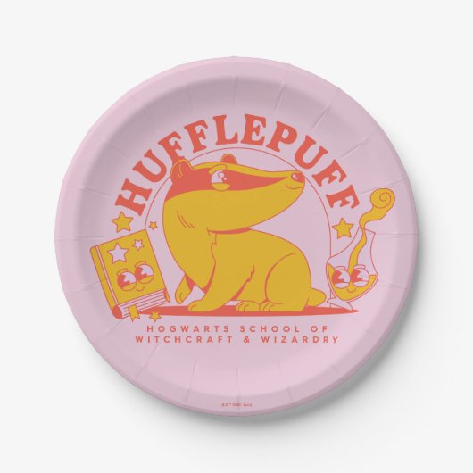 HARRY POTTER™ | Cute HUFFLEPUFF™ Papieren Bordje (Voorkant)