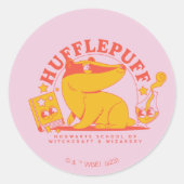 HARRY POTTER™ | Cute HUFFLEPUFF™ Ronde Sticker (Voorkant)