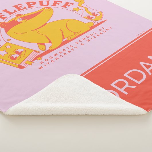 HARRY POTTER™ | Cute HUFFLEPUFF™ Sherpa Deken (3/4)