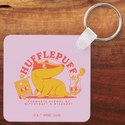 HARRY POTTER™ | Cute HUFFLEPUFF™ Sleutelhanger (Achterkant)