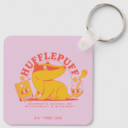 HARRY POTTER™ | Cute HUFFLEPUFF™ Sleutelhanger (Achterkant)