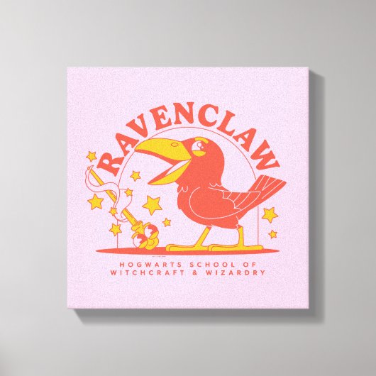HARRY POTTER™ | Cute RAVENCLAW™ Hogwarts School Canvas Afdruk (Voorkant)