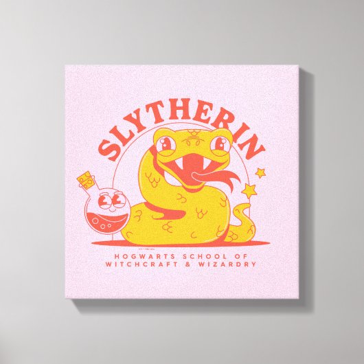 HARRY POTTER™ | Cute SLYTHERIN™ Hogwarts School Canvas Afdruk (Voorkant)