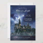 Harry Potter | Dark Zweinstein Castle baby shower Kaart (Voorkant)