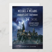 Harry Potter | Dark Zweinstein Castle Verjaardag Kaart (Voorkant / Achterkant)