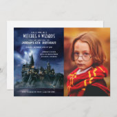 Harry Potter | Dark Zweinstein Kasteel Verjaardag  Kaart (Voorkant / Achterkant)