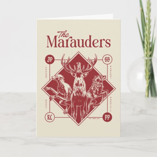 HARRY POTTER™ De Marauders Animagus Grafiek Kaart (Voorkant)