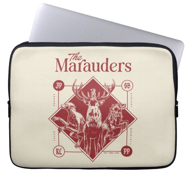 HARRY POTTER™ De Marauders Animagus Grafiek Laptop Sleeve (Voorkant)