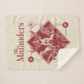 HARRY POTTER™ De Marauders Animagus Grafiek Sherpa Deken (Voorkant (horizontaal))