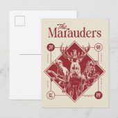 HARRY POTTER™ De Marauders Animagus Stripboek Briefkaart (Voorkant / Achterkant)