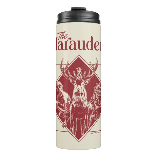 HARRY POTTER™ De Marauders Animagus Stripboek Thermosbeker (Voorkant)