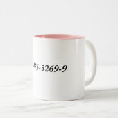 "Harry Potter & de Stone van de Filosoof" ISBN-Mok Tweekleurige Koffiemok (Voorkant rechts)