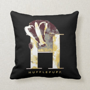 Harry Potter   de Waterverf van de Das HUFFLEPUFF™ Kussen