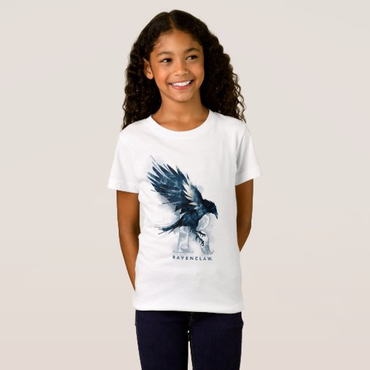 Harry Potter | de Waterverf van de Raaf RAVENCLAW™ T-shirt (Voorkant volledig)