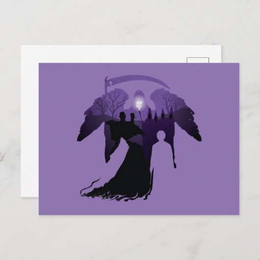 Harry Potter | Death Silhouette Briefkaart (Voorkant / Achterkant)