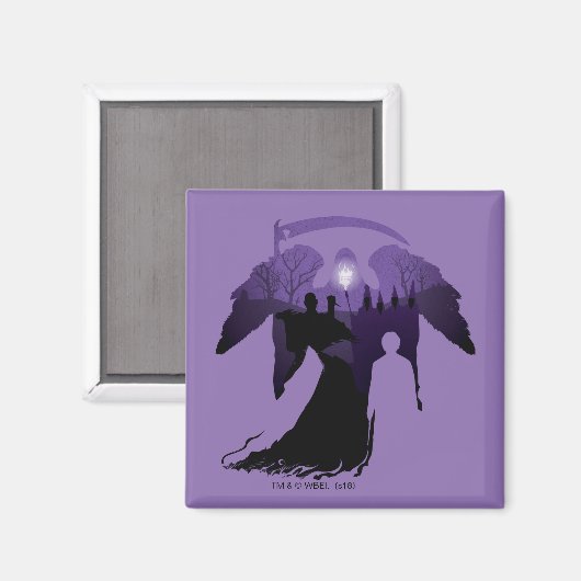 Harry Potter | Death Silhouette Magneet (Voorkant / Achterkant)