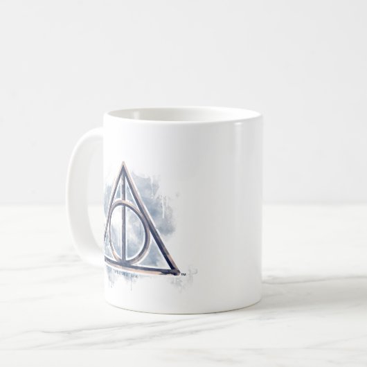 Harry Potter | Deathly Hallows Watercolor Koffiemok (Voorkant links)