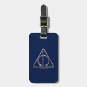 Harry Potter | Deathly Hallows Waterverf Bagagelabel (Voorkant verticaal)
