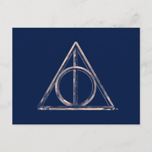 Harry Potter | Deathly Hallows Waterverf Briefkaart (Voorkant)