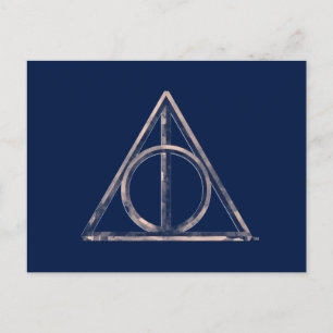 Harry Potter   Deathly Hallows Waterverf Briefkaart
