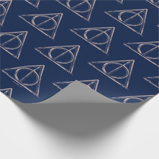 Harry Potter | Deathly Hallows Waterverf Cadeaupapier (Hoek)