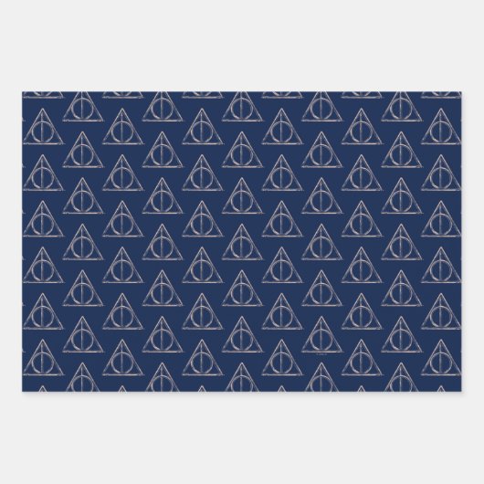 Harry Potter | Deathly Hallows Waterverf Inpakpapier Vel (Voorkant)