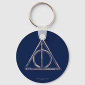 Harry Potter | Deathly Hallows Waterverf Sleutelhanger (Voorkant)