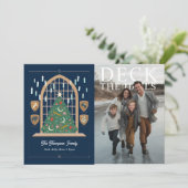 Harry Potter | Deck the Great Hall Photo Feestdagenkaart (Staand voorkant)