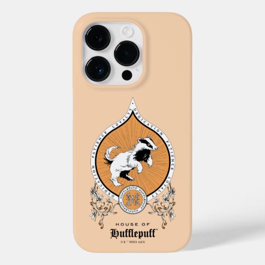 HARRY POTTER™ | Delicate Sketch HUFFLEPUFF™ Wapen Case-Mate iPhone Case (Achterkant)