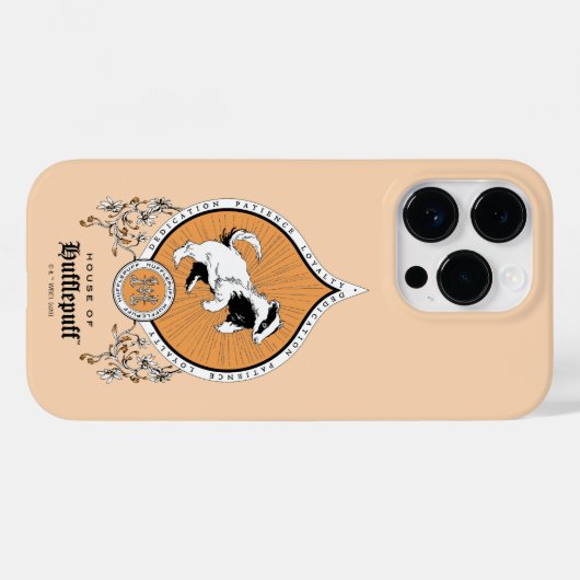 HARRY POTTER™ | Delicate Sketch HUFFLEPUFF™ Wapen Case-Mate iPhone Case (Achterkant (horizontaal))