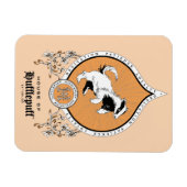 HARRY POTTER™ | Delicate Sketch HUFFLEPUFF™ Wapen Magneet (Horizontaal)