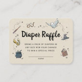 Harry Potter - Diaper Raffle Insert Informatiekaartje (Voorkant)