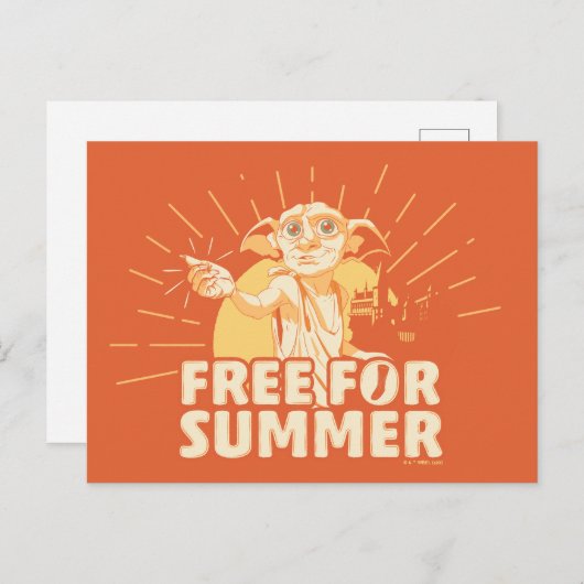 HARRY POTTER™ | Dobby gratis voor de zomer Briefkaart (Voorkant / Achterkant)