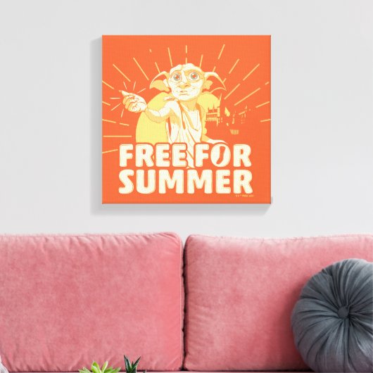 HARRY POTTER™ | Dobby gratis voor de zomer Canvas Afdruk (Insitu (Woonkamer))