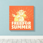 HARRY POTTER™ | Dobby gratis voor de zomer Canvas Afdruk (Insitu (Houten vloer))