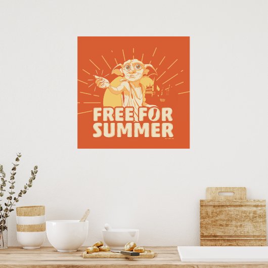 HARRY POTTER™ | Dobby gratis voor de zomer Poster (Keuken)